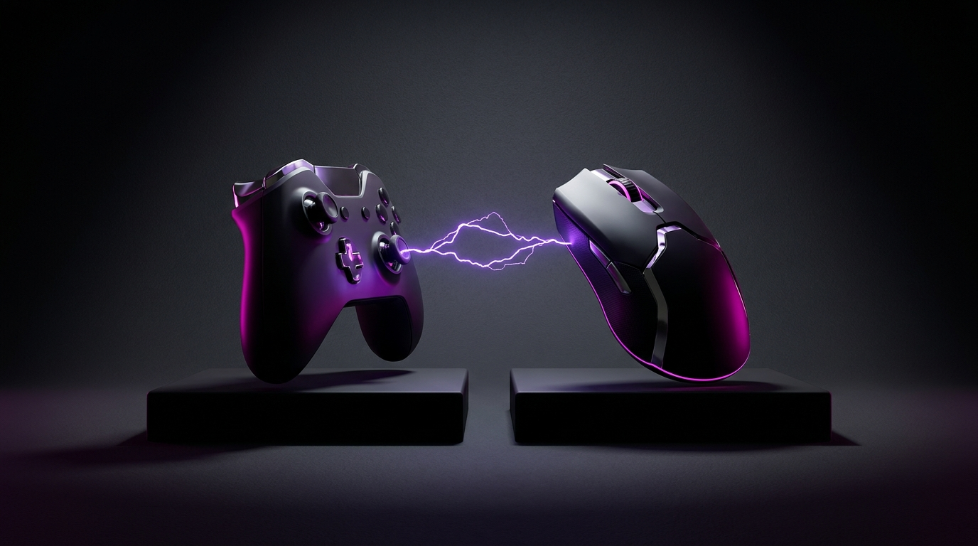 Controle vs mouse e teclado: a guerra que ninguém vence