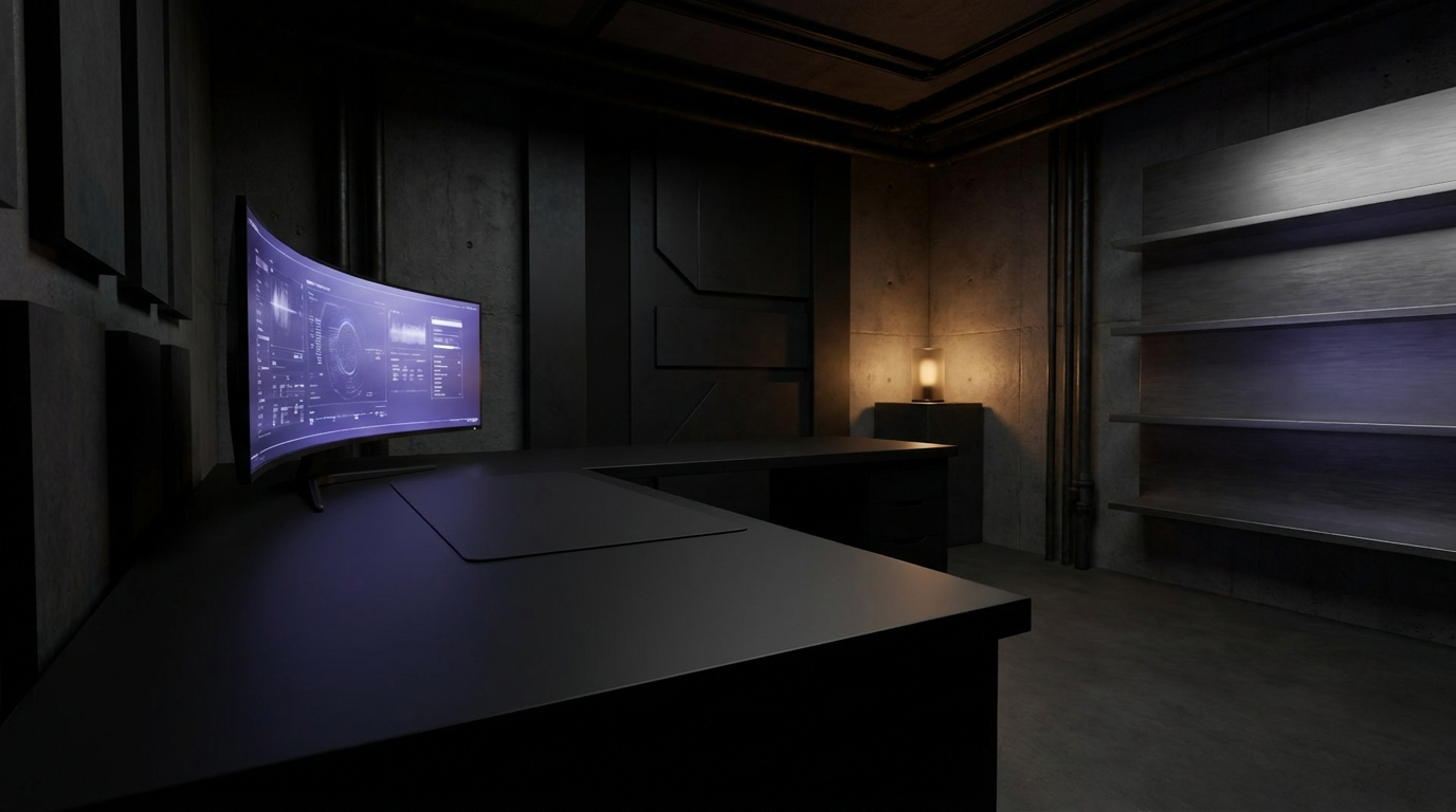 Setup nas sombras: o guia definitivo do covil moderno